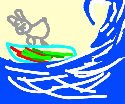 Bugs Bunny Surfing Drawception