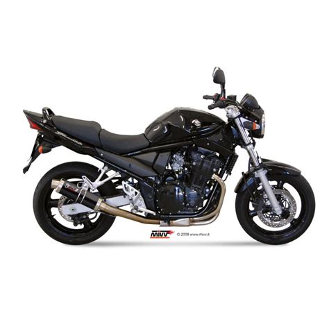 Silencieux Mivv Gp Inox Bross Noir Suzuki Gsf Bandit