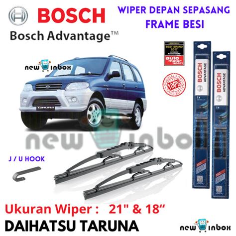 Jual Wiper Depan Mobil DAIHATSU TARUNA Sepasang BOSCH ADVANTAGE 21