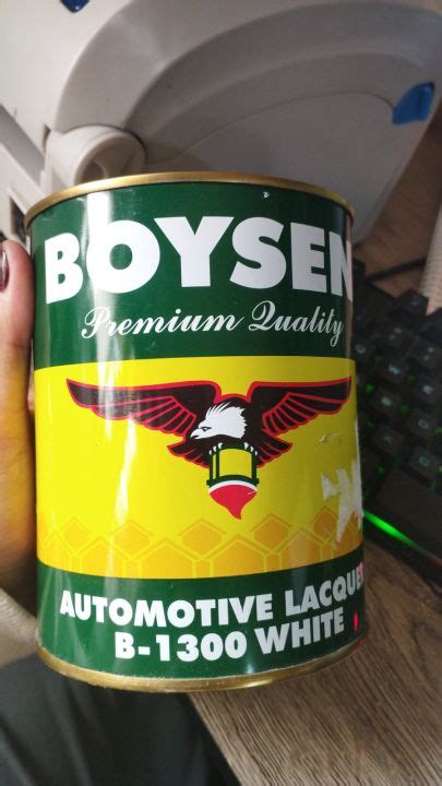 Boysen Automotive Lacquer White 1300 1 Liter Solvent Based