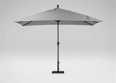 Ash Rectangular Market Umbrella Onyx Umbrellas Stands