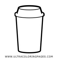 Dibujo De Taza De Café Para Llevar Para Colorear Ultra Coloring Pages