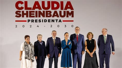 Anuncia Claudia Sheinbaum cronograma de designación para su gabinete y