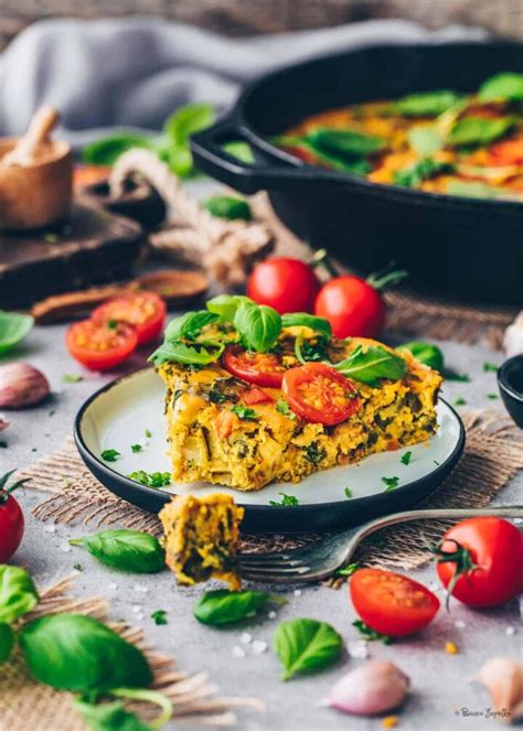 Vegan Frittata With Vegetables Chickpea Frittata Bianca Zapatka