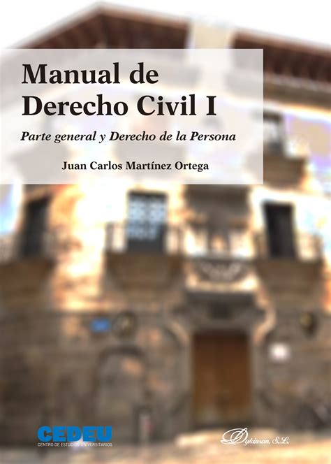 Libro Manual de Derecho Civil 9788411704717 Martínez Ortega Juan