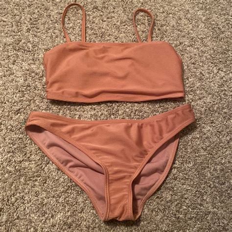 Swim Dusty Rose Pink Bikini Set Poshmark