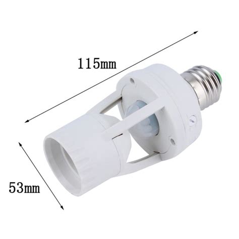 E27 Screw In Light Sensor Lamp Holder Sockets