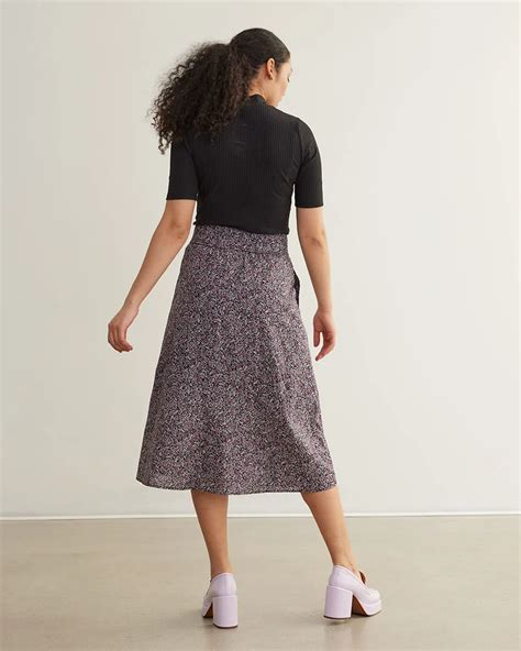 Pleated Cotton Midi Skirt Reitmans