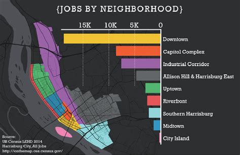 Who Works In Harrisburg Our Mapping Project Shows Where Commuters Come