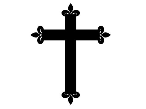 Black Cross Clip Art At Vector Clip Art Online Royalty