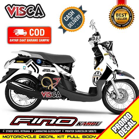 Jual Decal Fino Karbu Full Body Stiker Fino Karbu Keren Striping Fino