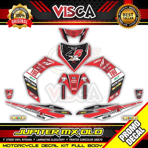 Jual Decal Jupiter Mx Old Full Body Stiker Jupiter Mx Old Variasi Full