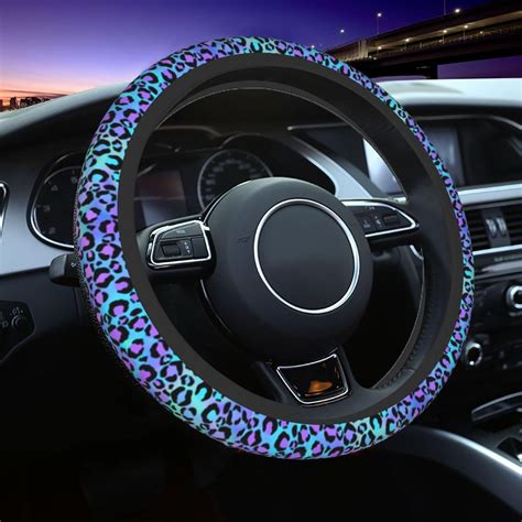 Amazon Sureruim Leopard Print Steering Wheel Cover For Women Men