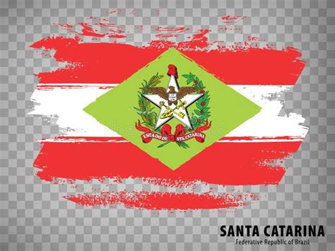 Bandeira De Santa Catarina De Pincel Rep Blica Federal Do Brasil