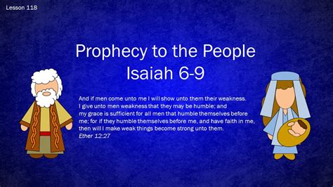 Old Testament Seminary Helps Lesson 118 Prophecy To The People