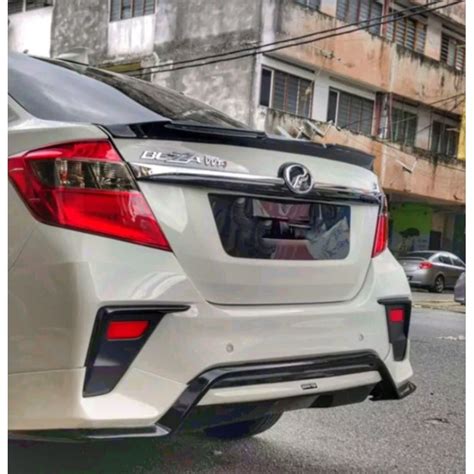 Tahan Panas Sebab Abs Hitamgloss Perodua Bezza Gear Up Add On Ducktail