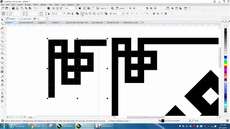 Corel Draw Tips And Tricks Geometric Pattern Part 3 Youtube