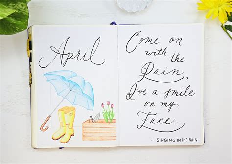 April Setup With 6 Free Printables Sheena Of The Journal