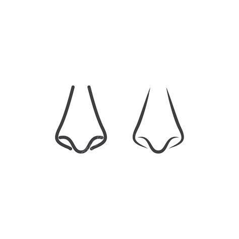 Nose Icon Nostril Sight Symbol Vector Nostril Sight Symbol Png And