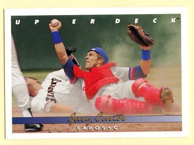 1993 Upper Deck Gary Carter Baseball Card 219 Montreal Expos HOF EBay