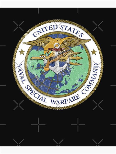 United States Naval Special Warfare Command Gift Art Print By Woormle