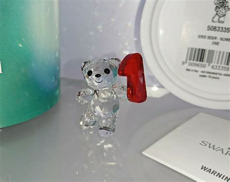 SWAROVSKI KRIS BÄR BEAR NUMMER NR 1 EINS NUMBER ONE 5063335 Sammler