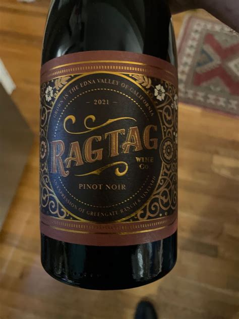 Ragtag Wine Co Pinot Noir Greengate Ranch Vineyard Usa