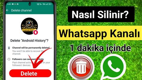 WhatsApp Kanalı Nasıl Silinir 2024 Android zone YouTube