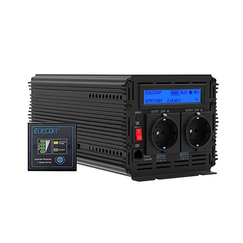 Edecoa Power Inverter Onda Modificata W W Trasformatore Di