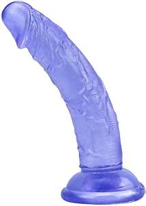 Realistic Dildo Suction Cup Blue Dildos For Beginners Hands Free Play