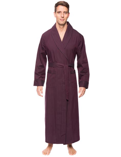 Mens Premium 100 Cotton Full Length Robe Noble Mount