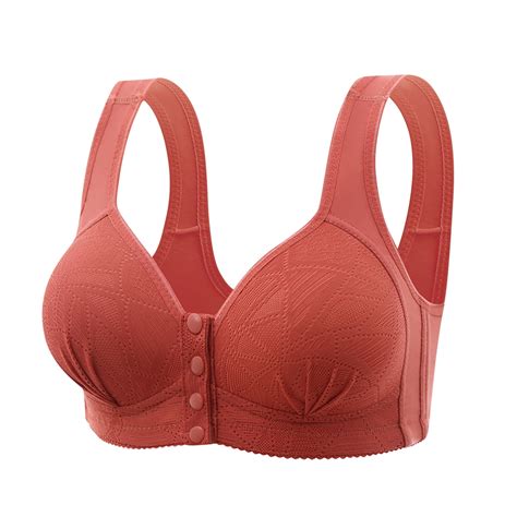 Mallwal Plus Size Bra Women Convertible Bra Feature V Neck Molded Bra Style W 1596 Brown Xl