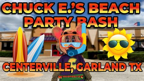 Chuck E Cheese Beach Party Bash Centerville Garland Tx Youtube