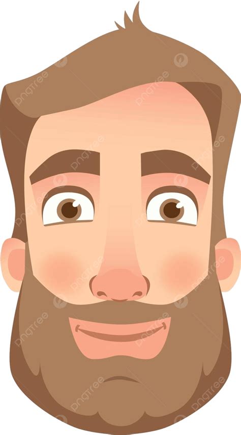 Hombre Cara Cerrar Expresión Complacido Sonrisa Vector Png Expresión