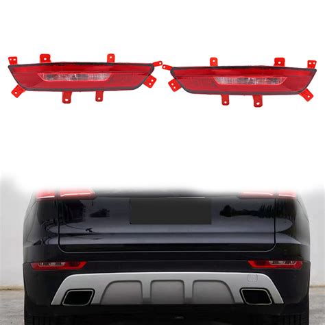 Car Left Rear Bumper Fog Light Parking Warning Reflector LED Taillights