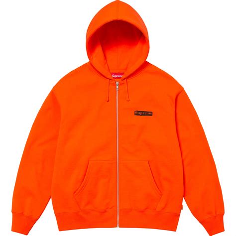 Spread Zip Up Hooded Sweatshirt Spring Summer 2024 Supreme