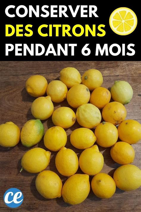 L Astuce Pour Conserver Vos Citrons Frais Pendant Mois Et Viter Qu