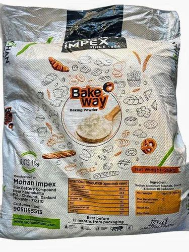 White Chocolate 25 Kg Mohan Impex Baking Powder For Bakery At Best