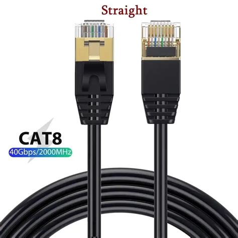 Ultra Slim Cat8 Ethernet Cable Sftp 40gbps 2000mhz Cat 8 Rj45 Network