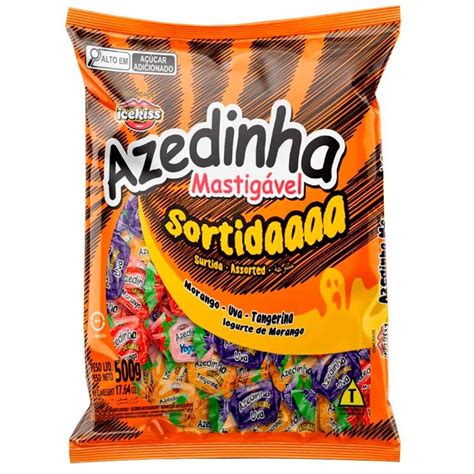 Bala Mastigável Azedinha Sortida Ice Kiss 500g Cory Shopee Brasil