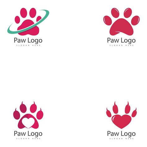 paw vector logo design template 18989533 Vector Art at Vecteezy