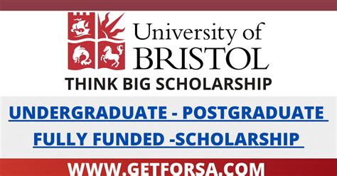 Scholarships of Bristol University in UK | Fully Funded - Scholarships