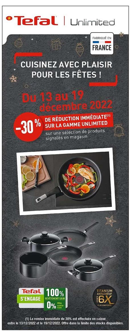 Promo La Gamme Unlimited Tefal Chez Cora Icatalogue Fr