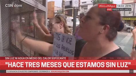 Tensión Por Los Cortes De Luz Protestas E Incidentes En Parque Avellaneda