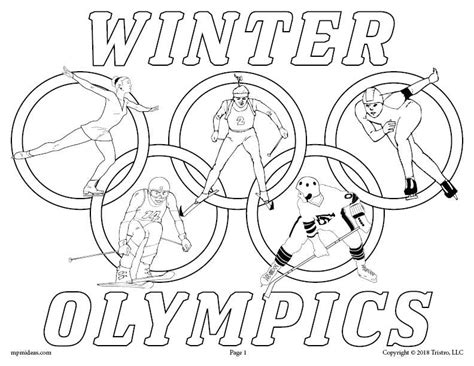 Olympic Coloring Pages