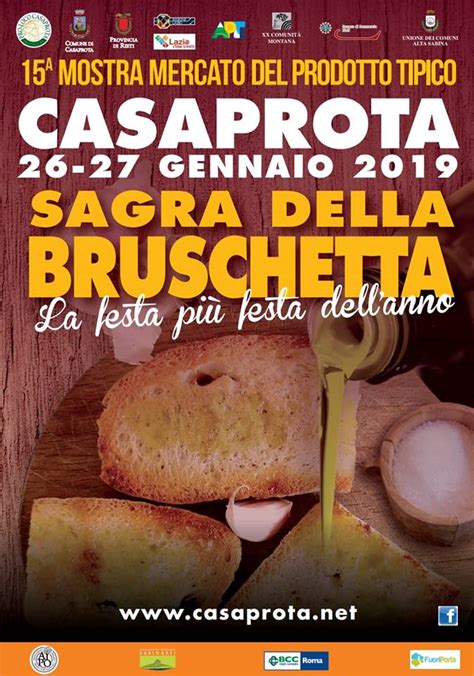 Sagra Della Bruschetta Di Casaprota Italive