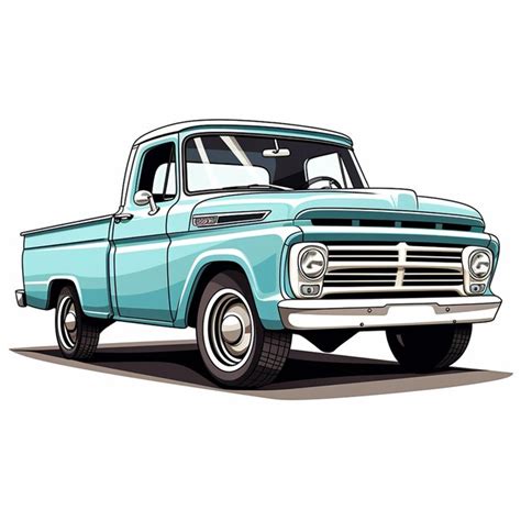 Premium AI Image | Illustrated Pickup Artistic Expression