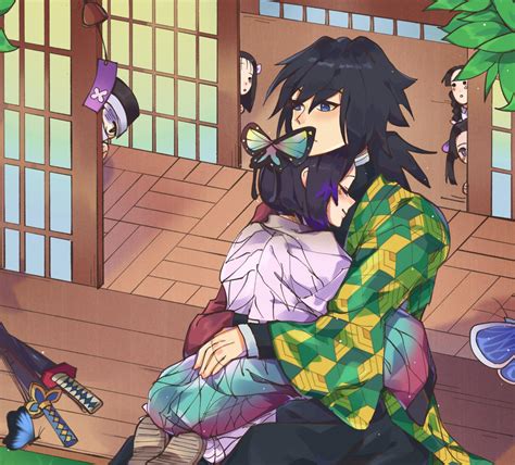 Shinobu Kochou + Giyuu Tomioka fanart by me : r/KimetsuNoYaiba