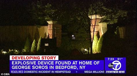 Explosive device found near George Soros' New York home | Daily Mail Online