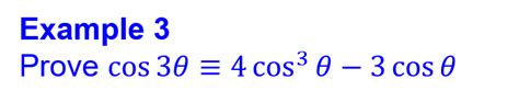 More Trigonometric Identities